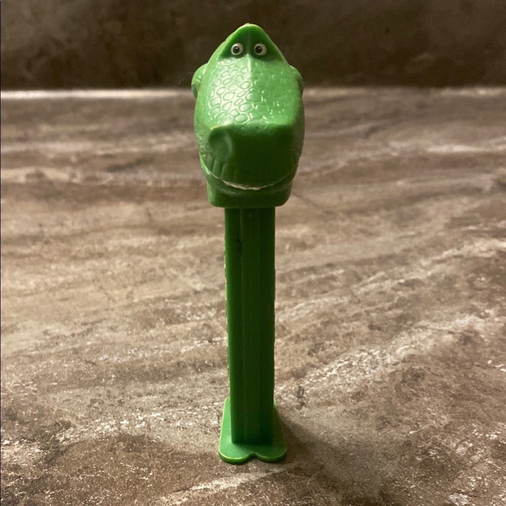 *3 for $10* Toy Story Rex Pez Dispenser - Green Stem